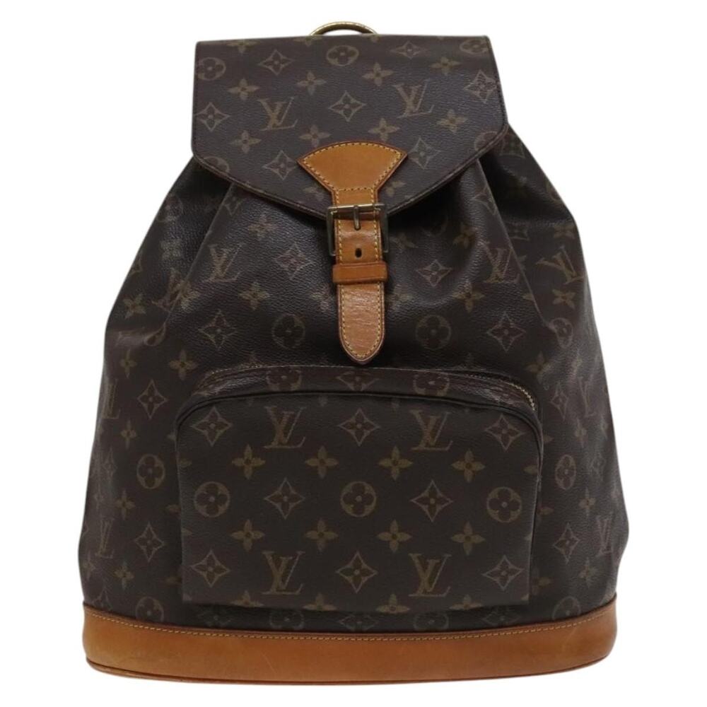 Louis Vuitton Monogram Montsouris GM Backpack Brown